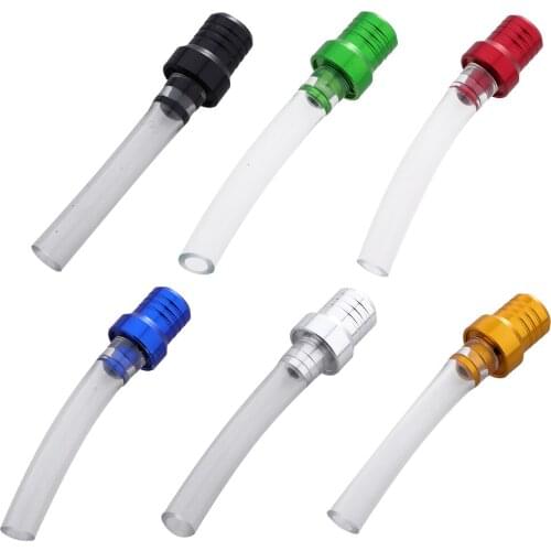 Motorcycle Fuel Tank Cap Valve Vent Breather Hose Multi Color Plastic Tube for Scrambling Motorcycle Bike