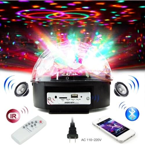 6 Color Stage Light Digital RGB Disco Balls Lights Ball Remote Control DJ light LED Projector Spotlight Music party light
