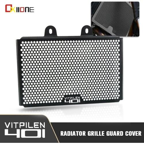 For Husqvarna 401 Svartpilen Vitpilen Motorcycle Radiator Grille Guard Cover Protection Vitpilen Svartpilen 401 2018 2019 2020