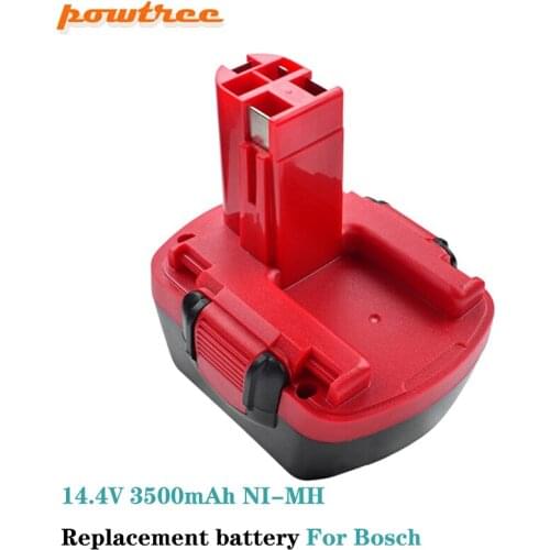 Powtree 14.4V 3500mAh PSR Rechargeable batteries For Bosch AHS GSB GSR E-2 BAT043 BAT045 BAT046 BAT049 BAT120 BAT139