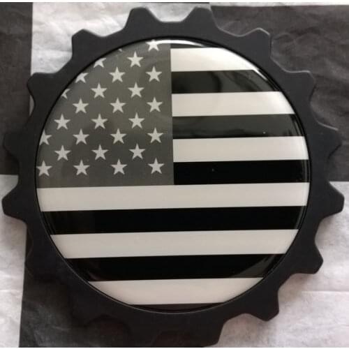 Flag name badge custom Bigger orders and lower price USA MADE Aluminum Cruiser Grille Badge cheap metal usa flag badges