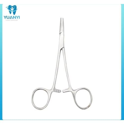 1 pcs Dental Needle Holder Pliers 12.5/14/16/18cm Dentist Instrument Equipment Hemostatic Clamp Stainless Steel Needle-holding