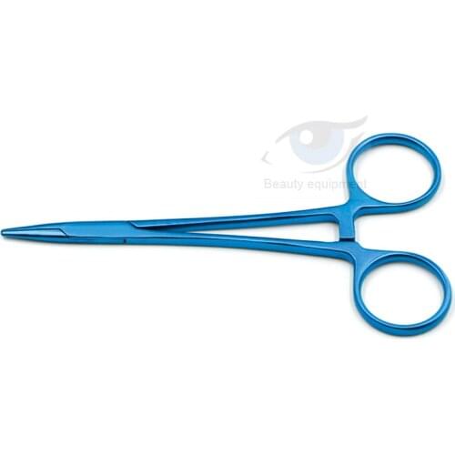 Titanium Alloy Needle Pliers Double Eyelid Needle Holder