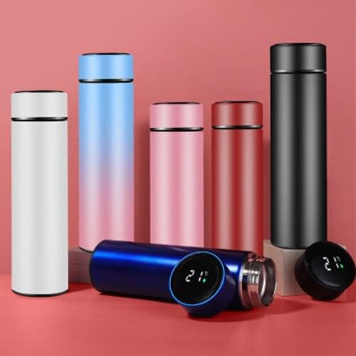 Custom logo Intelligent Digital Thermos Water Cup Touch Display Temperature Stainless Steel Creative Thermoses Coffee Mug Gifts