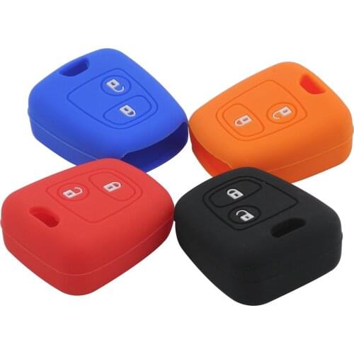 Kutery 2 Buttons Remote Silicone Car Key Case Shell For Citroen C1 C2 C3 Pluriel C4 C5 C8 Xsara Picasso Car Accessories