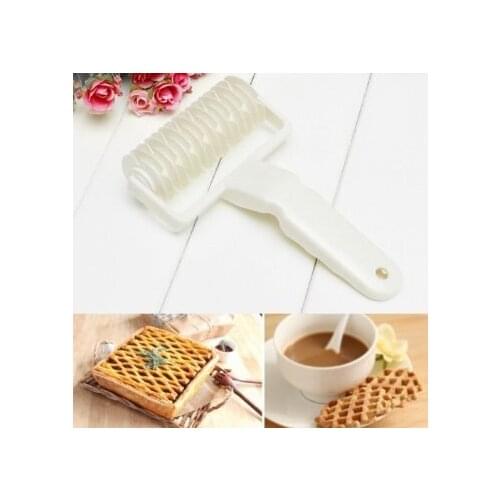Kitchen Baking Dough Cookie Pie Pizza Pastry Lattice Roller Cutter Craft Tool