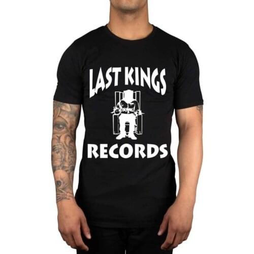 Last Kings Records T Shirt men Rap Rack City Clothing Hip Hop Drizzy t shirt US plus size