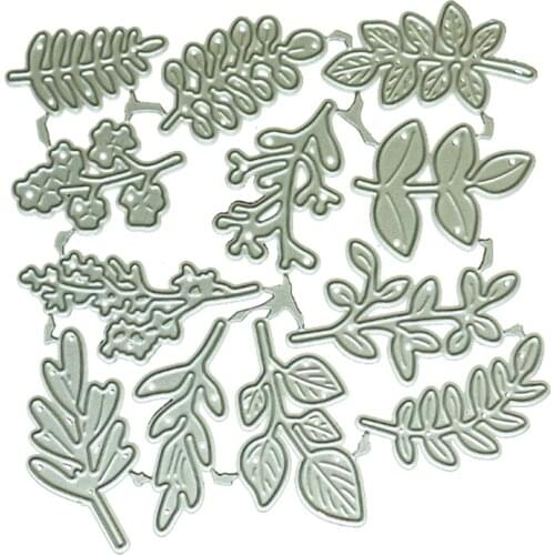 69HC Leaf Metal Cutting Dies Stencil DIY Scrapbook Album Paper Card Template Mold