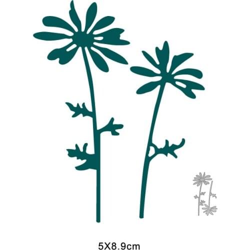 Flower Dandelion Metal Cutting Die Stencil Template for DIY Embossing Paper Photo Album Card Making Scrapbooking Craft Dies