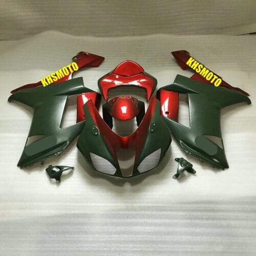 Motorcycle Fairing kit for KAWASAKI Ninja ZX6R 07 08 ZX6R 636 2007 2008 zx 6r 07 08 Red ABS Fairings set +7 gifts TR56