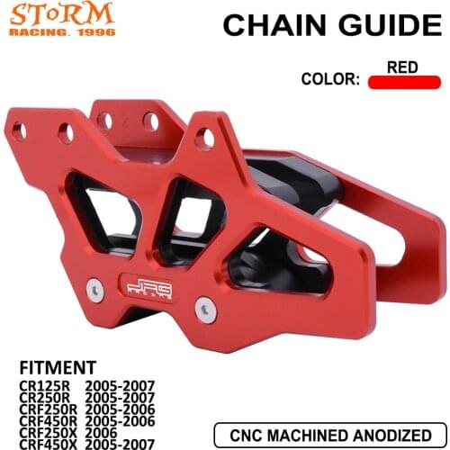 Motorbike Chain Guide Guard Block Slider For Honda CR125R 250R CRF250R 450R 250X 450X 125 R 250 R X 450 R X 2005 2006 2007