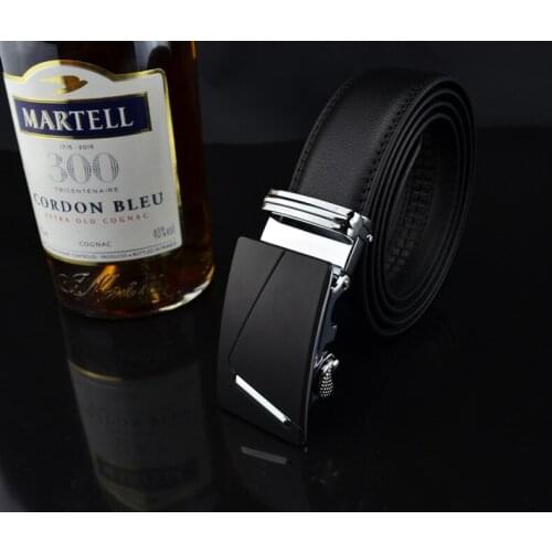 Genuine leather belt new style belt mens automatic buckle mens belt body genuine smooth high-end belt