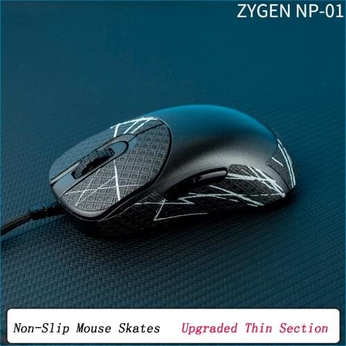 BTL DIY Handmade Non Slip Suck Sweat Mouse Skin Skates Non Marking Glue Cutting for ZYGEN NP-01 Without Mouse