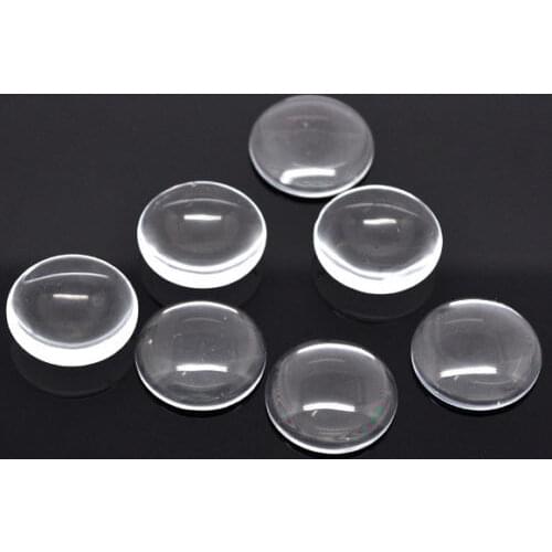 New Clear Glass Cabochons CABs Round Dome Cameo Cover DIY Jewelry Findings Multi Sizes for you Choose
