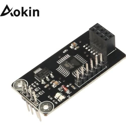 Aokin ATMEGA48 NRF24L01 Socket Adapter plate Board ATMEGA48 wireless Shield module SPI to IIC I2C TWI Interface