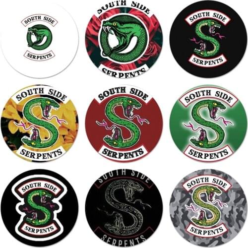 Riverdale South Side Snakes Badge Brooch Pin Accessories For Clothes Backpack Decoration gift 58mm