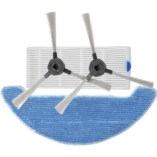 Robot Vacuum Cleaner Side Brush HEPA Filter Mop Cloth for Dibea DT9 D960 Robot Vacuum Cleaner Parts Accessories