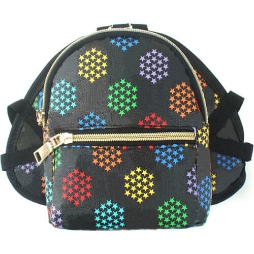 Luxury Pet Backpack Dog Harness Leashes Set Small Animal Chest Rope Leading Product Chihuahua Dog Carrier Backpacks Wholesale