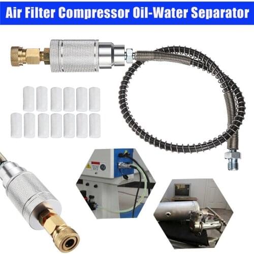High Pressure Oil-water Separator Hose 40mpa 0.5m Filter Core M8 Female PCP Separator Thread For PCP Electric Air Compressor