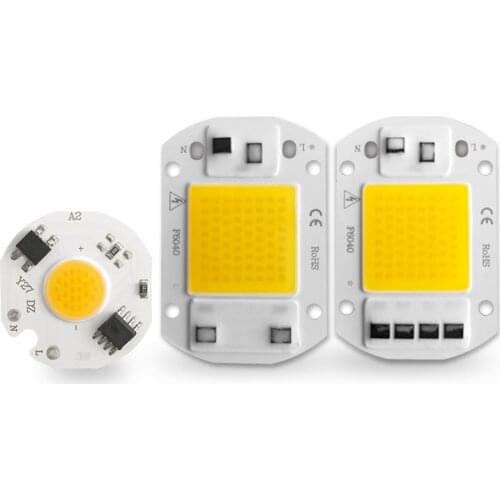 LED Floodlight Chip 20W 30W 50W 220V Smart IC No Need Driver 3W 5W 7W LED Bulb Lamp for Flood Light Spotlight Diy Lighting