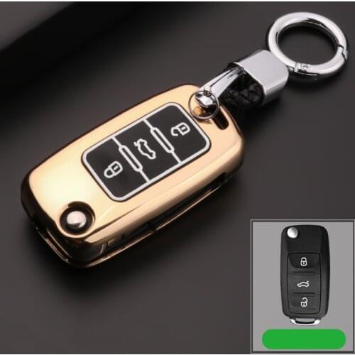 Luminous Leather Car Key Cover Case For Volkswagen VW Golf 7 mk7 Seat Ibiza Leon FR 2 Altea Aztec For Skoda Octavia Accessories