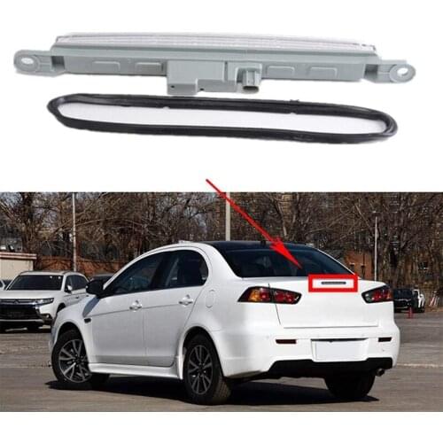 High Mount Brake Lights Shockproof Shell Rear Third Stop Lamps for Mitsubishi Lancer EX/EVO 2008-2016 8334A08