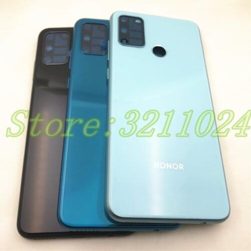 6.3" For Huawei Honor 9A Back Battery Cover Back Panel Rear Door Housing Case With side key +Camera Lens