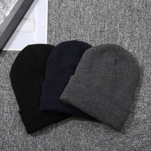 2020 Winter Hats For Woman New Plush Knitted Solid Cute Hat Girls Autumn Female Beanie Caps Warmer Bonnet Ladies Casual Cap