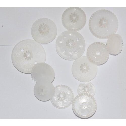 13 kinds double layer crown plastic gear 0.5M rc car robot ship DIY toy parts/technology model/baby toys for children/four-wheel