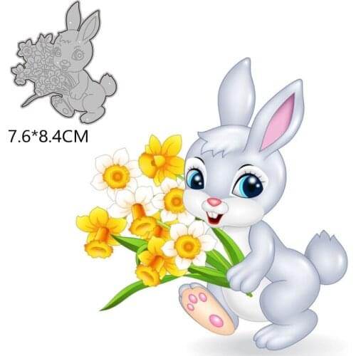 2021 Bunny New Metal Cutting Dies Photo Album and Planner Die Cut Scrapbooking For Crafts Card Making no Stamps