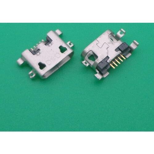 50pcs For Alcatel One Touch Idol X Dual OT6040 OT 6040 6040D 6040E Micro USB Charge Charging Connector Plug Dock Socket Port