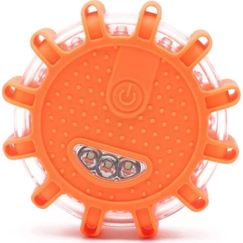 6 10 12 IP65 rechargeable safety road emergency rotating beacon strobe flashing traffic truck car vehicle led warning light