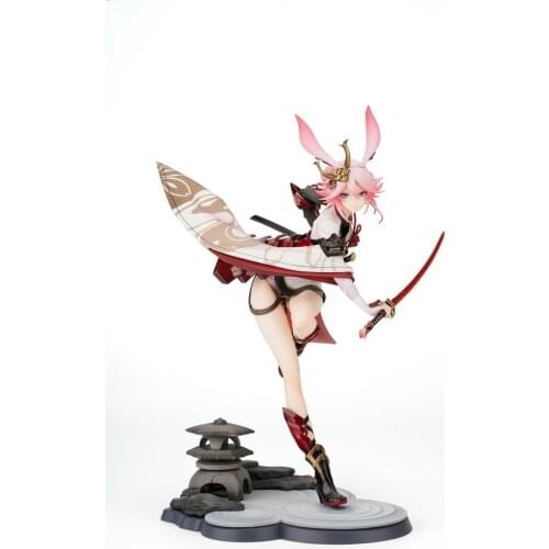 27cm Anime Honkai Impact 3 Sakura Yae Heretic Miko Valkyrie PVC Action figure toys Anime Model Toys For Friend Children Gifts