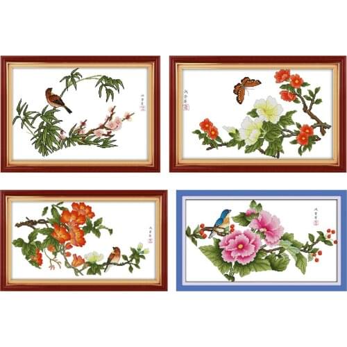 Fragrance Overflowing Chinese Cross Stitch Kits Ecological Cotton Clear Stamped Printed 14CT 11CT DIY Gift Christmas Decoration