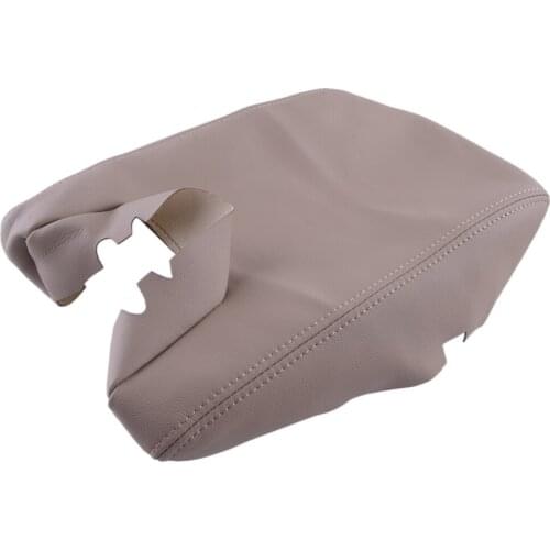 Car Interior Beige Central Console Lid Armrest Cover Protector Microfiber PU Accessories Fit for Acura TL 2009 2010 2011 2012