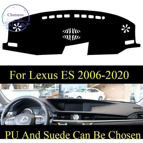 Customize For Lexus ES 06-20 ES200 ES240 ES250 ES300 ES350 Dashboard Console Cover PU Leather Suede Protector Sunshield Pad