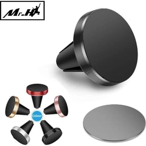 Magnetic Mobile Phone Holder for Iphone X Samsung Car Dashboard Bracket Cell Mount Stand Magnet Wall Sticker Auto Support