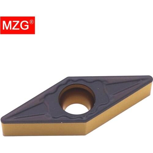 MZG 10PCS VBMT 1604 04 08 ZC32 Steel Turning Boring Cutting CNC Lathe Machining Solid CVD Coated Carbide Inserts