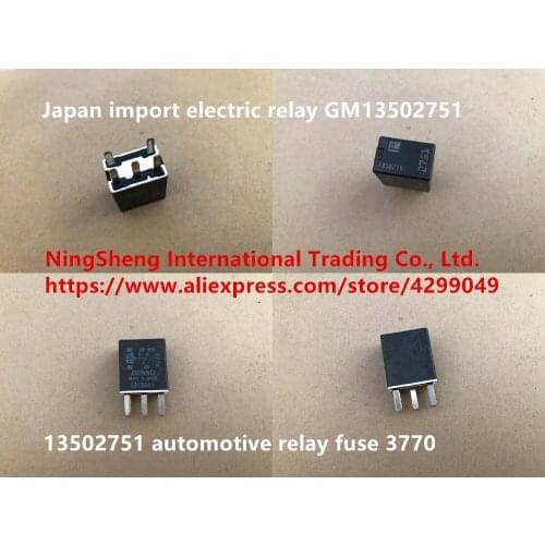 Original new 100% electric relay GM13502751 13502751 automotive relay fuse 3770