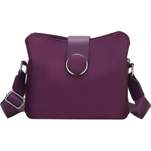 Simple Messenger Bag Daily Female Handbag Travel Lady Purse Bolso Vintage Nylon Waterproof Shoulder Bag Women Wild Crossbody Bag