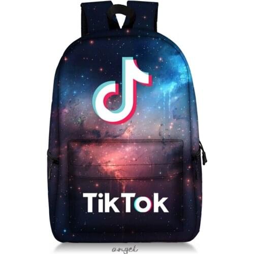 Tik Tok Backpack Women Men Travel Bags Children School Bags Boys Girls School Backpack Kids Bookbag birthday gift