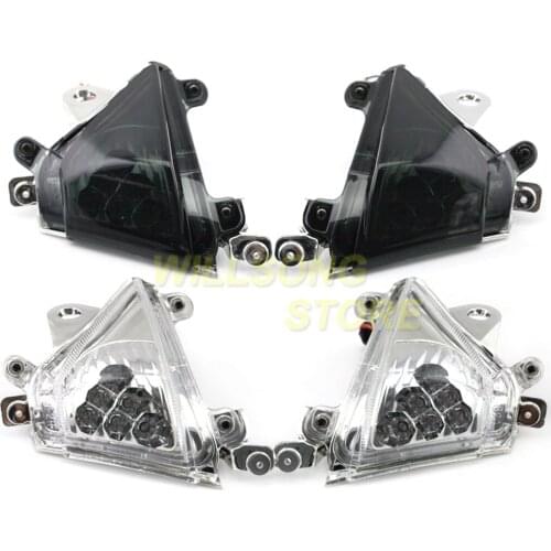 LED Turn Signal Lights Lamp Blinker Indicator Front For KAWASAKI ZX 10R ZX-10R ZX10R 2004-2005 Motorcycle Accessories Lightings