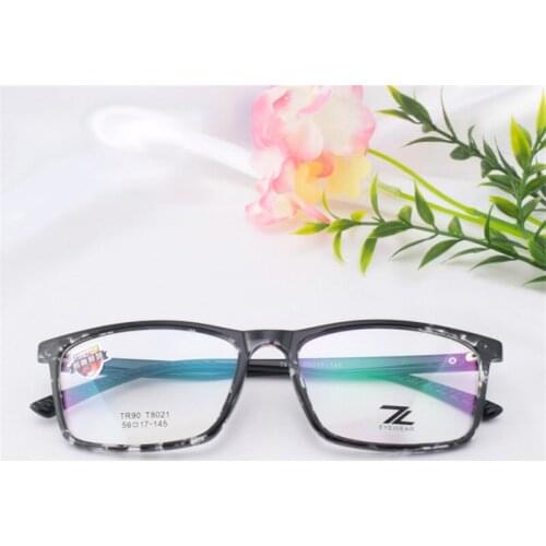TR90 Glasses Frame Mens Prescription glasses Retro Large-framed Light Comfortable Eye glasses Women 021 Optical glasses