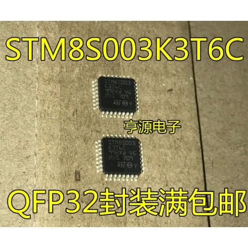 10pcs/lot STM8S003K3T6C STM8S003K3 STM8S003 LQFP-32 In Stock