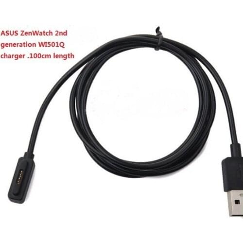 30pcs..As-us Zenwatch 2nd generation WI501Q charger.100cm length. Zen watch 2nd gen charger 5V.500MA