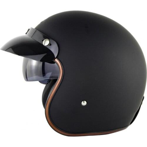 80% Hot Sales!! Full Helmet Vintage Impact Resistance Mirrored Motorcycle Retro Helmet for Motorcycle