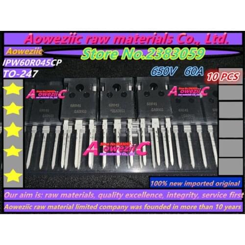 Aoweziic 100% new imported original IPW60R045CP 6R045 IPW60R125CP 6R125P TO-247 FET 650V 60A / 650V 25A