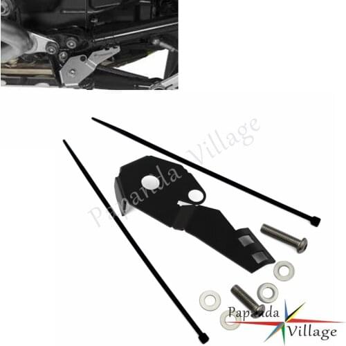 Black Steel Motorbike Side Stand Switch Guard for BMW R1200GS LC ADV 2014 2015 2016 Kickstand Cover Protector