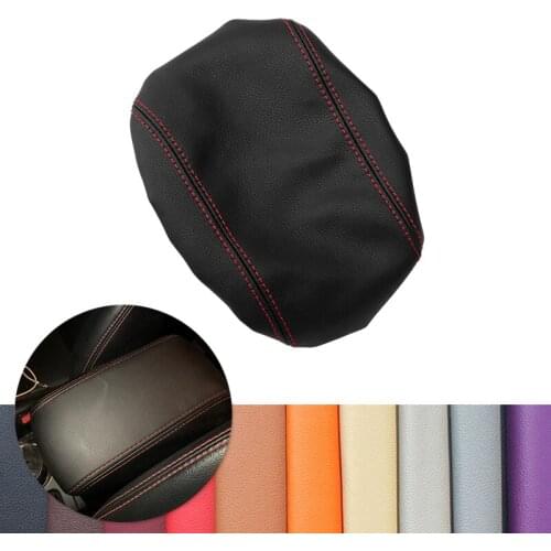 For Toyota Corolla 2014 2015 2016 2017 Car Interior Center Console Armrest Box Pad Cover Microfiber Leather Decor