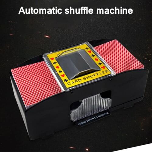 Electric Automatic Playing Cards Shuffler For Board Game Poker Decks Casino Robot Card Shuffling Machine Poker Tool